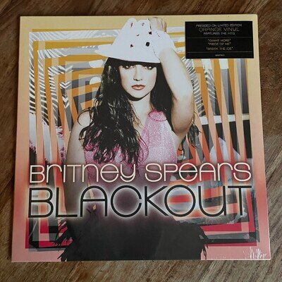 BRITNEY SPEARS - BLACKOUT NEW ORANGE VINYL LP