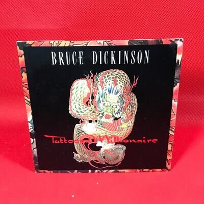 BRUCE DICKINSON Tattooed Millionaire 1990 UK 7" vinyl single Iron Maiden 45