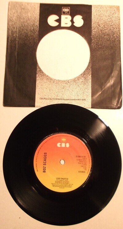 Boz Scaggs- Lido Shuffle - 7" Vinyl - 1st Pressing - Excellent Vinyl