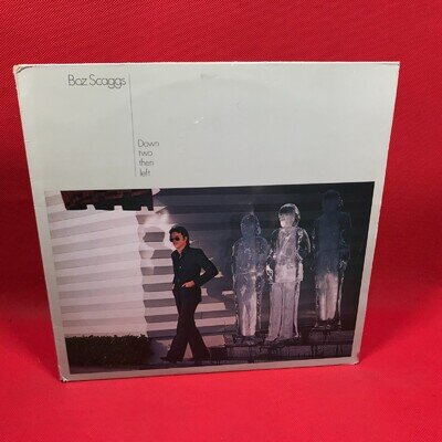 BOZ SCAGGS Down Two Then Left 1977 UK Vinyl LP + INSERT Hard Times original ~~