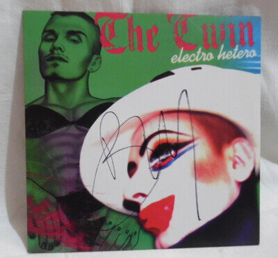 THE TWIN Boy George Electro Hetero 7" Vinyl PROT 128 *Signed* MINT Number 31/500