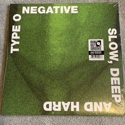 Type O Negative Slow Deep And Hard Vinyl Black & Green 30th Edition NEW Sealed