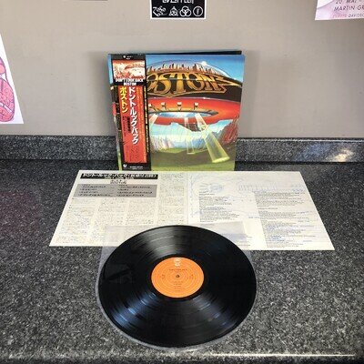LP VINYL BOSTON ALBUM DON'T LOOK BACK 25-3P-1 JAPAN 1ST PRESS 1978 NM/EX