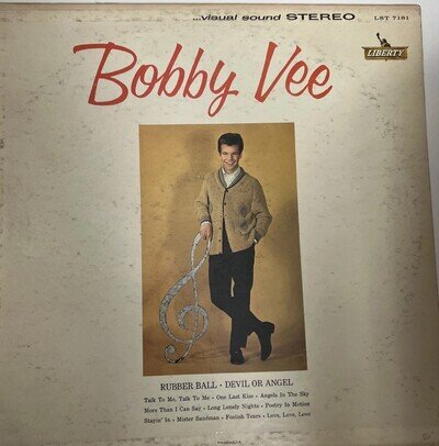 Bobby Vee record album, Rubber Ball, Devil or Angel, Liberty Stereo LRP-7181 D