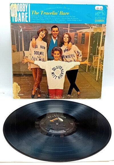 BOBBY BARE (COUNTRY) - The Travelin' Bare - 1964 Vinyl LP - RCA Dynagroove
