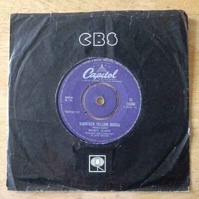 Bobby Darin: Eighteen Yellow Roses 7" Single Tested CL 15306