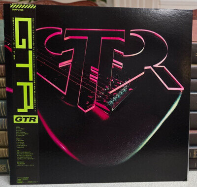 GTR - Self Titled ~Made in Japan - 28AP 3168~ Steve Howe / Hackett OBI + Poster