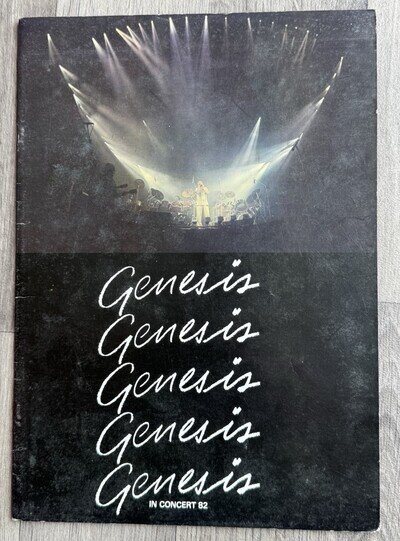 Genesis 1982 Official Tour Programme with Poster