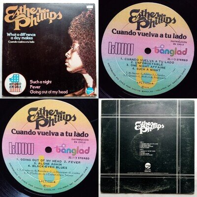 ESTHER PHILIPS WHAT A DIFF'RENCE A DAY MAKES 1976 UNIQ PS & TRCKLST CHILEAN ONLY