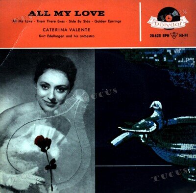 Caterina Valente - All My Love GER 7in 1958 (VG/VG) .*