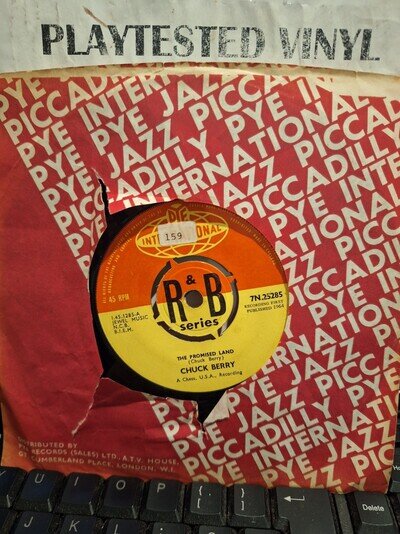 CHUCK BERRY THE PROMISED LAND PYE INT ROCK N ROLL VG 7" SINGLE VINYL RECORD