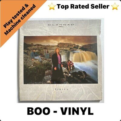 Clannad Sirius Gatefold LP Album Vinyl Record 1987 Folk Rock EX / VG+ Condition