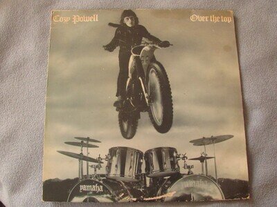Cozy Powell: Over The Top (1979 album, Ariola ARL 5038, vinyl VG+, sleeve fair)