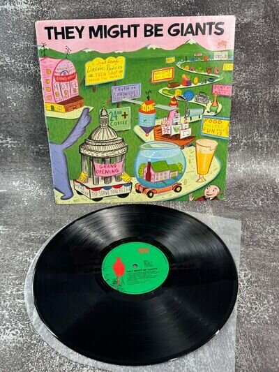 They Might Be Giants - Self Titled Debut Vinyl Record FIRST Press - PROMO COPY!