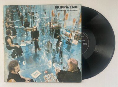 Fripp & Eno - No Pussy Footing Vinyl LP Record Gatefold Help16 Island Ex / G+