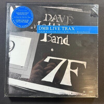 Dave Matthews Band - Live Trax Vol 1 - Blue Vinyl #489/500 SEALED RARE
