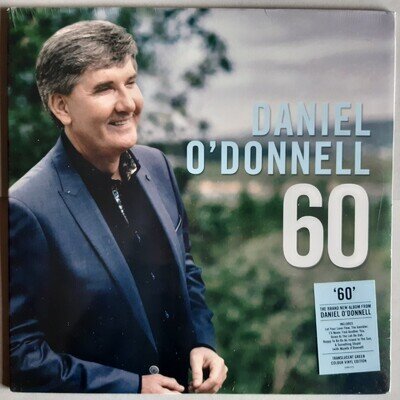 Daniel O'Donnell '60' UK LP Green Vinyl New Factory Sealed + Promo Sticker