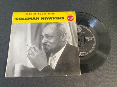 Coleman Hawkins: 'Jazz De Poche No. 28' 7" Vinyl EP on RCA Meet Dr. Foo, etc
