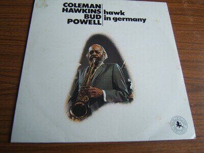 33RPM 12" LP RECORD - COLEMAN HAWKINS - HAWK IN GERMANY
