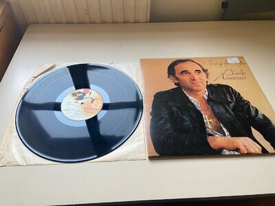 Charles Aznavour - I Sing For You Vinyl Gatefold 90-029 Media Excellent
