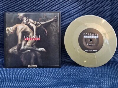Editors Magazine - Gold Vinyl 7" Single Record Limited Edition of 249 UK CHOOSE