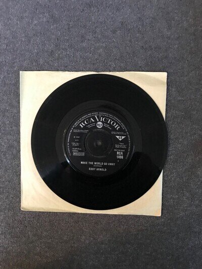 Eddy Arnold Make The World Go Away 7" 45 vinyl