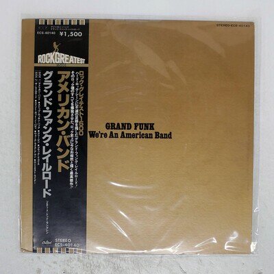 GRAND FUNK RAILROAD WE'RE AN AMERICAN BAND CAPITOL ECS40140 Japan OBI VINYL LP