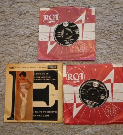 EARTHA KITT - REVISITED , I WANT TO BE EVIL & IF I CAN'T TAKE IT WITH ME