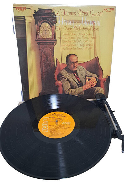 HENRY MANCINI - SIX HOURS PAST SUNSET VINYL LP RCA LSP-4239 1970 VINYL VG