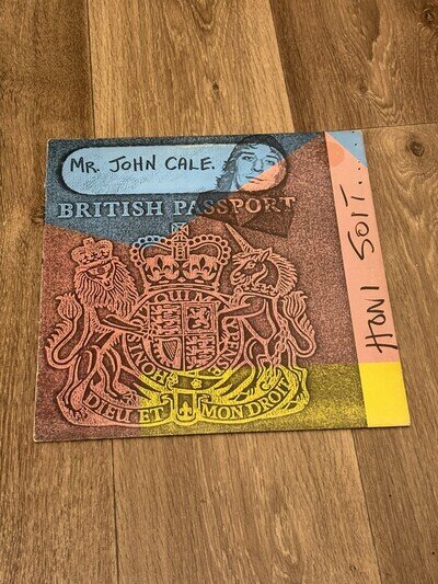 John Cale - Honi Soit vinyl album - used condition