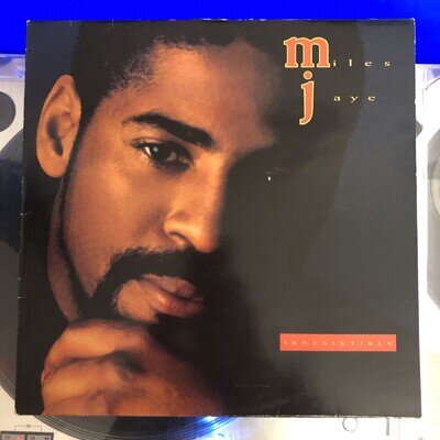 Miles Jaye, Irresistible, Vinyl Lp, 1989 Island, VG/VG, R&B Smooth
