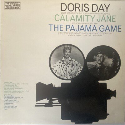 DORIS DAY LP RECORD ‘CALAMITY JANE / PAJAMA GAME’ (CBS)