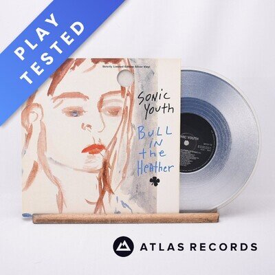 Sonic Youth Bull In The Heather Silver 10" Single Vinyl Record - EX/VG+