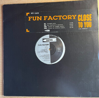 Fun Factory – Close To You - 12" Vinyl Maxi Single 1994 - Play Graded Ex