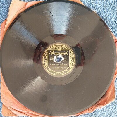 Fred Waring: Tulips And Heather/The Loveliest Night Of The Year 10" Shellac 78