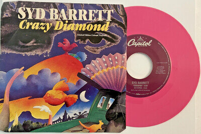 Syd Barrett CRAZY DIAMOND Pink Limited Edition 45 7" Vinyl EP Pink Floyd
