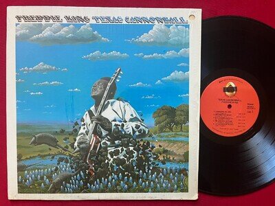 FREDDIE KING~TEXAS CANNONBALL LP (1972) ORIG PRESS SHRINK SHELTER TEXAS BLUES