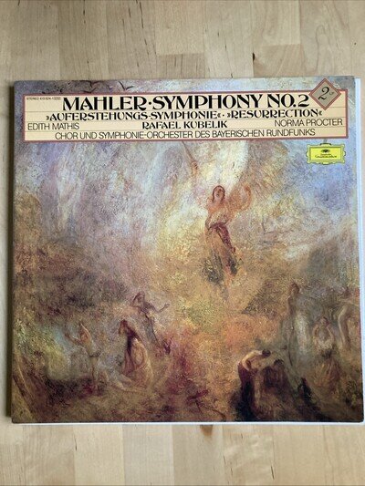 Mahler Symphony No.2. Auferstehungs Symphonie. Deutsche Grammophon. 12” Vinyl x2