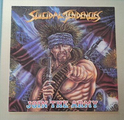 Suicidal Tendencies Join the Army LP Virgin V2424 1987 First Press EX Vinyl