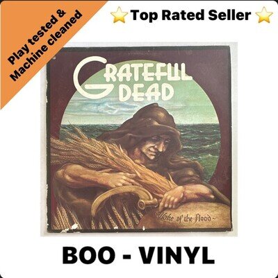 Grateful Dead “Wake of the Flood" U.S. Issue Lp Vinyl Record VG+ / G Condition