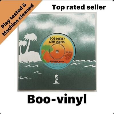 Bob Marley & The Wailers ‎– no women no cry 7” Vinyl Record wip 6244 EX-M
