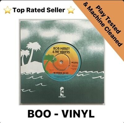 Bob Marley & The Wailers ‎– no women no cry 7” Vinyl Record Reggae wip 6244 EX-M