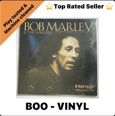 Bob Marley & The Wailers - Live: Boston Music Hall 8 Jun '78 Vinyl 12" NEW MINT