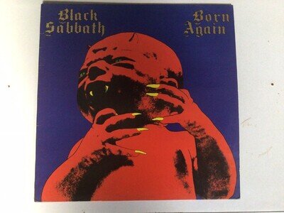 1983 BLACK SABBATH - BORN AGAIN 12" LP VINYL RECORD VERTIGO VERL8 METAL