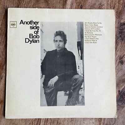 BOB DYLAN - ANOTHER SIDE OF VG+/VG+ VINYL LP / FIRST PRESSING UK / MONO
