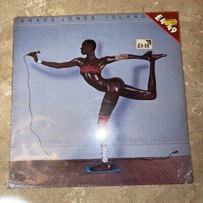 Grace Jones + LP + Island life (compilation, 1985) SEALED UNOPENED ORIGINAL NEW