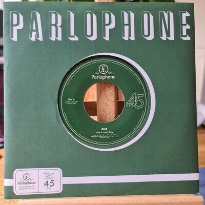 U.S. BLUR 45 RPM 7" VINYL - Fool's Day RECORD STORE DAY RSD 2010 LIMITED.