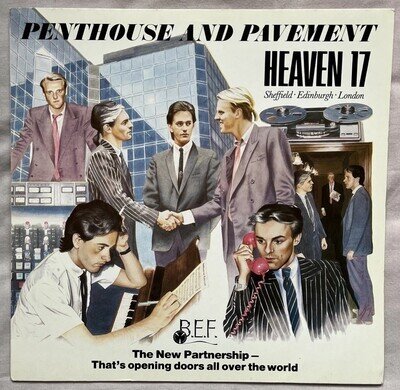 Heaven 17 - Penthouse And Pavement 12” LP 1981 Virgin German Press vg+/vg+