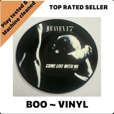 Heaven 17 ~ Come Live With Me 7” Picture Disc ~ NM Condition