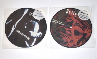 HEAVEN 17 Come Live With Me 1983 UK 7" Vinyl Picture Disc 2 x Singles Bundle NM